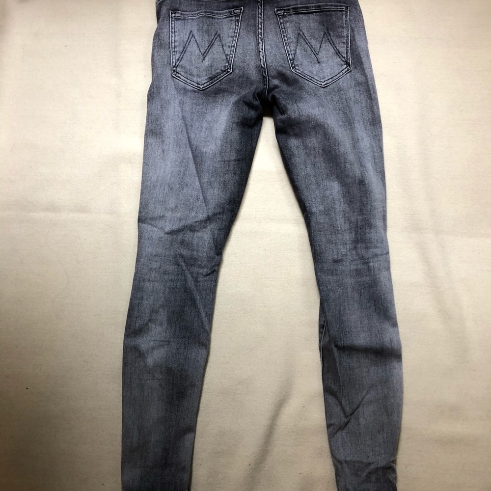 Mother Grey Skinny Denim